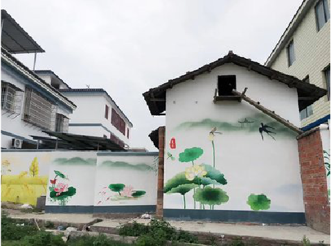 罗山室外墙绘-从选材到保养。