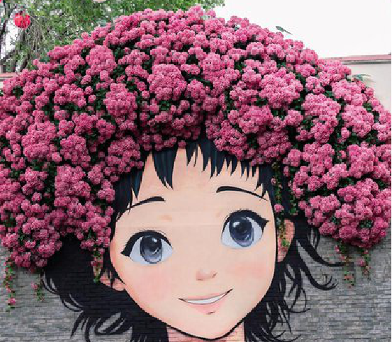 罗山墙体彩绘-网红墙打卡