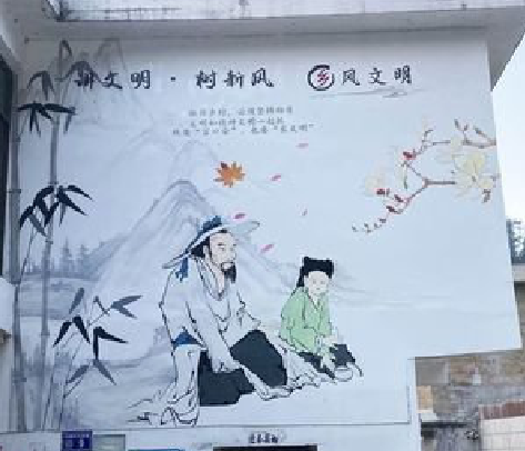 罗山分享几个墙绘保养知识。