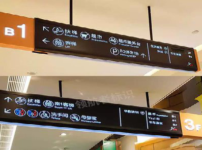 罗山如何通过商场标识牌引导客流分布?