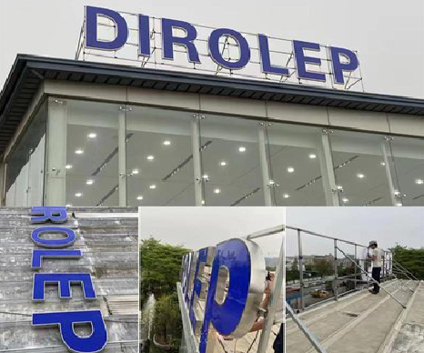 罗山楼顶发光字安装的注意事项。